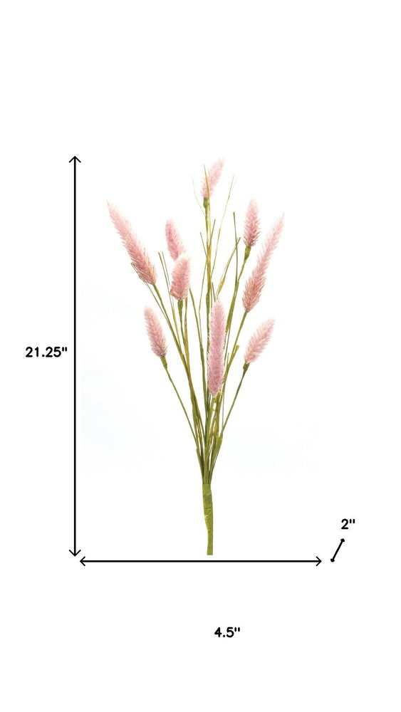 Set of Six 21" Pink Artificial