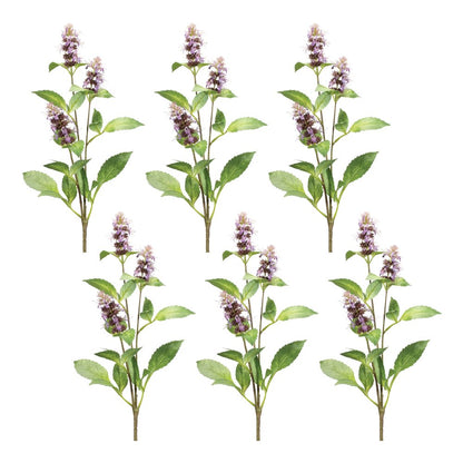 Set of Six 30" Purple Artificial
