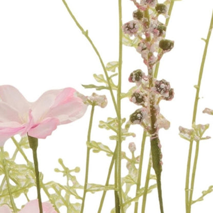 Set of Six 3" Pink Artificial