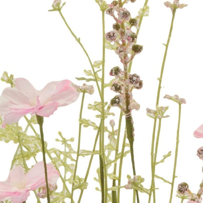 Set of Six 3" Pink Artificial
