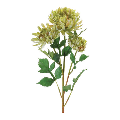 Set of Four 4" Green Artificial