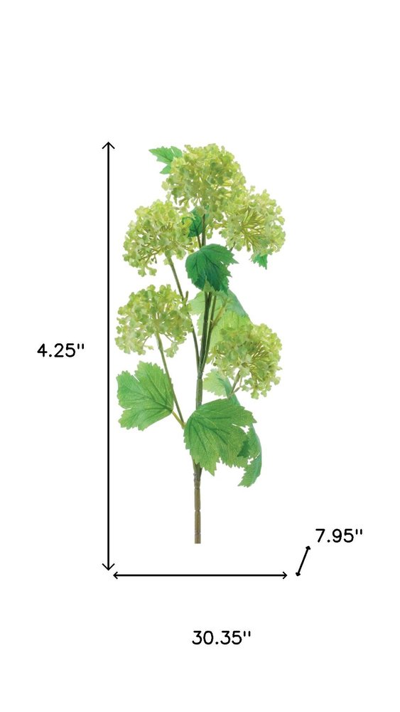 Set of Six 4" Green Artificial