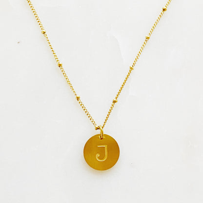 Ellison + Young: Singular Charm Initial Necklace