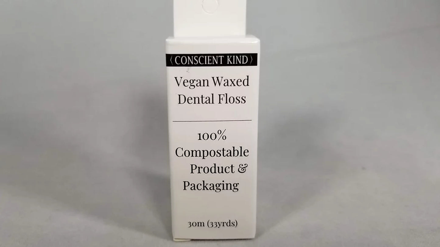 Vegan Waxed Zero-Waste Dental Floss - Mint
