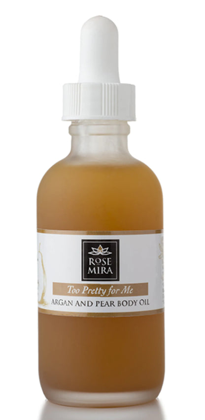 Too Pretty For Me - Organic Argan and Pear Body Oil - 2oz