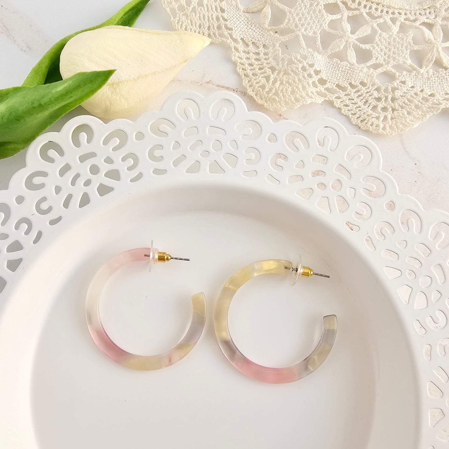 Camy Hoops - Spring Spritz
