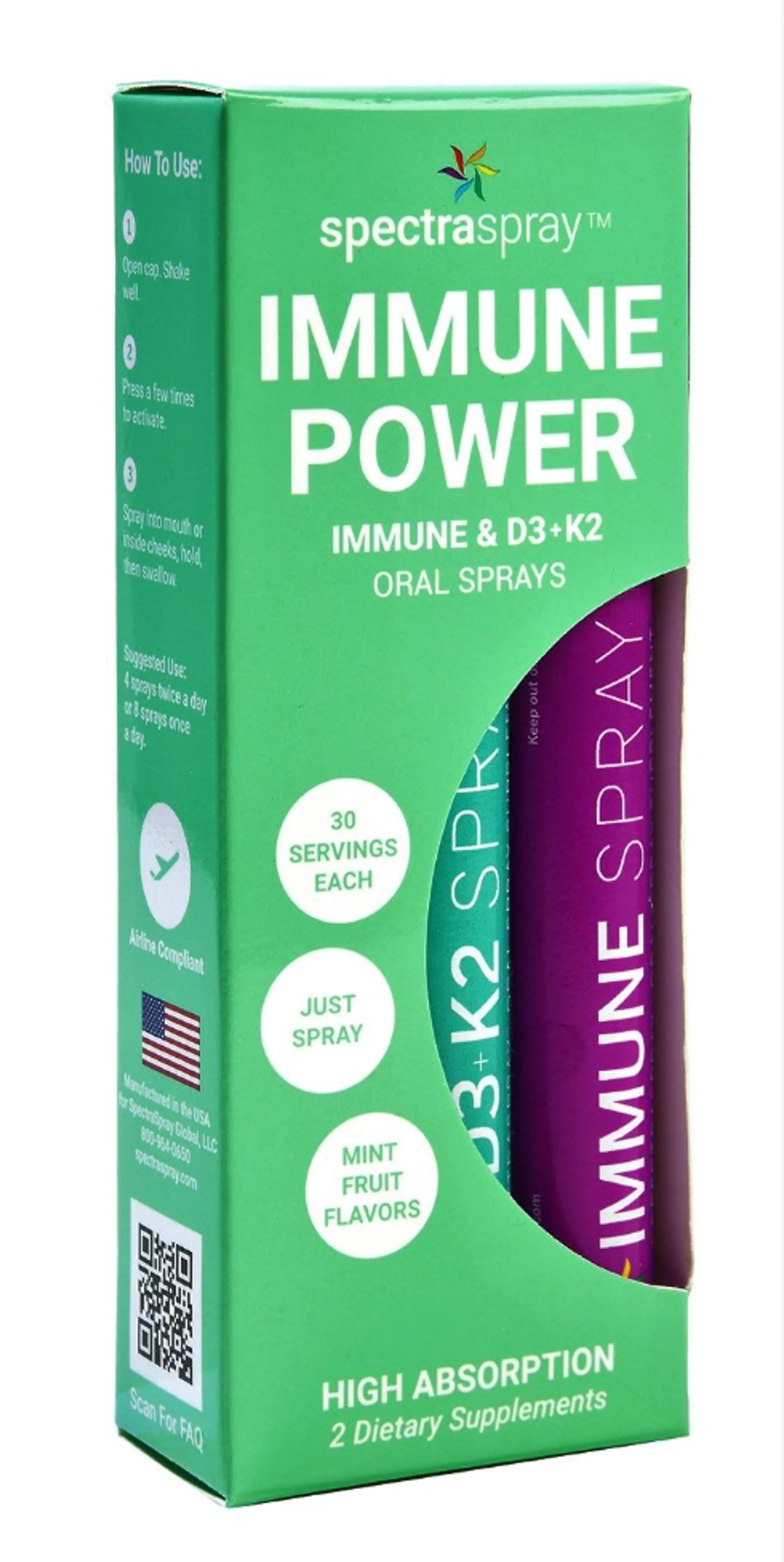 Immune Power Oral Spray Vitamin Kit by SpectraSpray