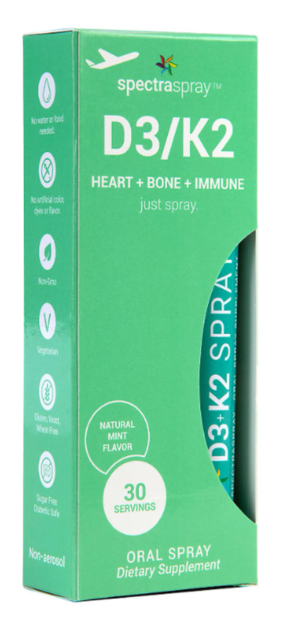 Vitamin D3 + K2 Oral Spray Vitamin by SpectraSpray
