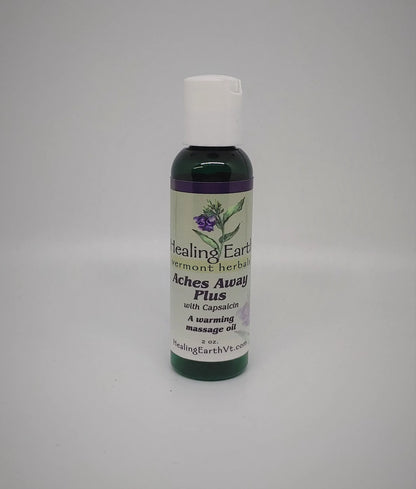 Aches Away Plus Massage Oil (Warming With Capsaicin)