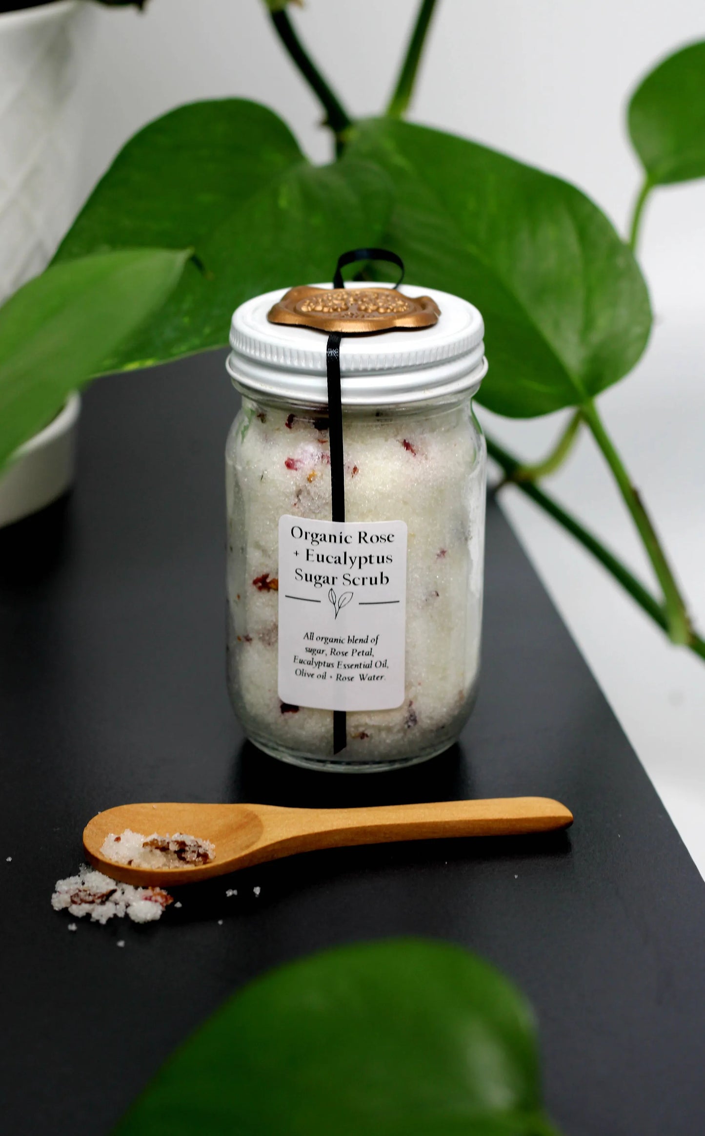 Organic Rose + Eucalyptus Sugar Scrub