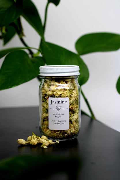 Organic Chinese White Jasmine - Whole Flower