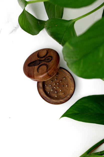 Goddess Wooden Herb Grinder