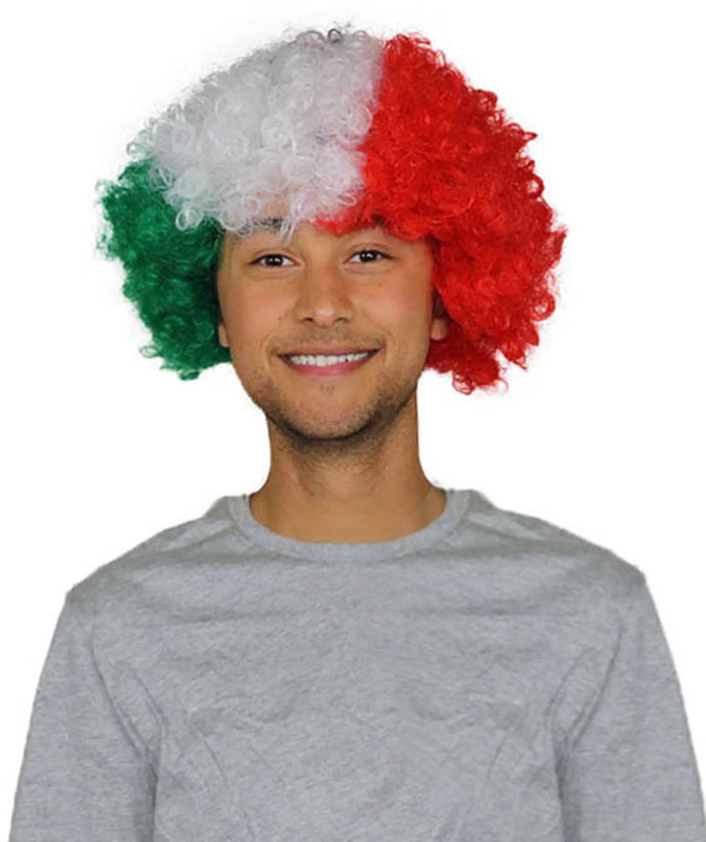 Mexican Flag Afro Wig