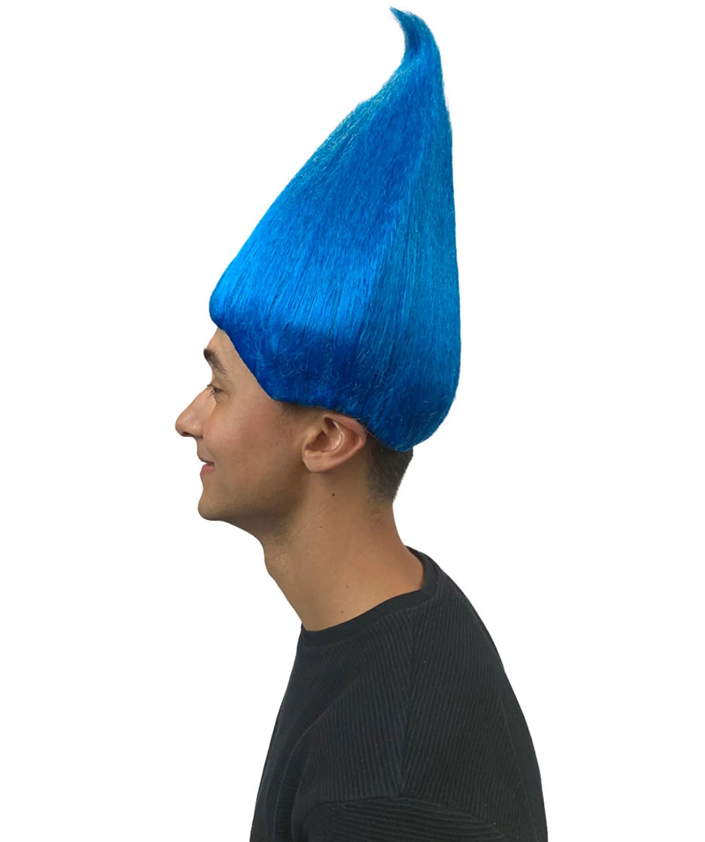 Unisex Blue Troll Wig