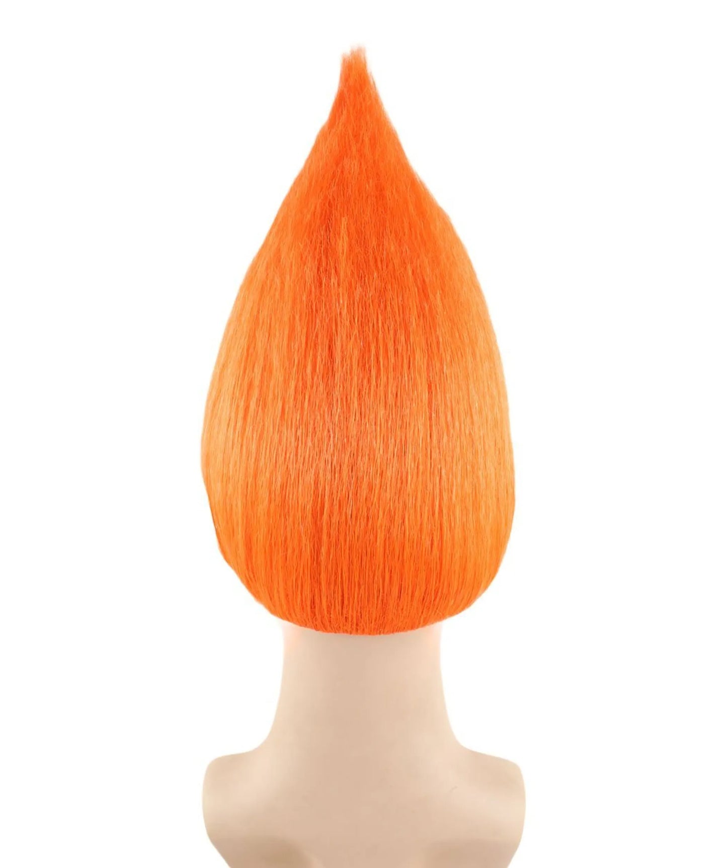 Unisex Orange Troll Wig
