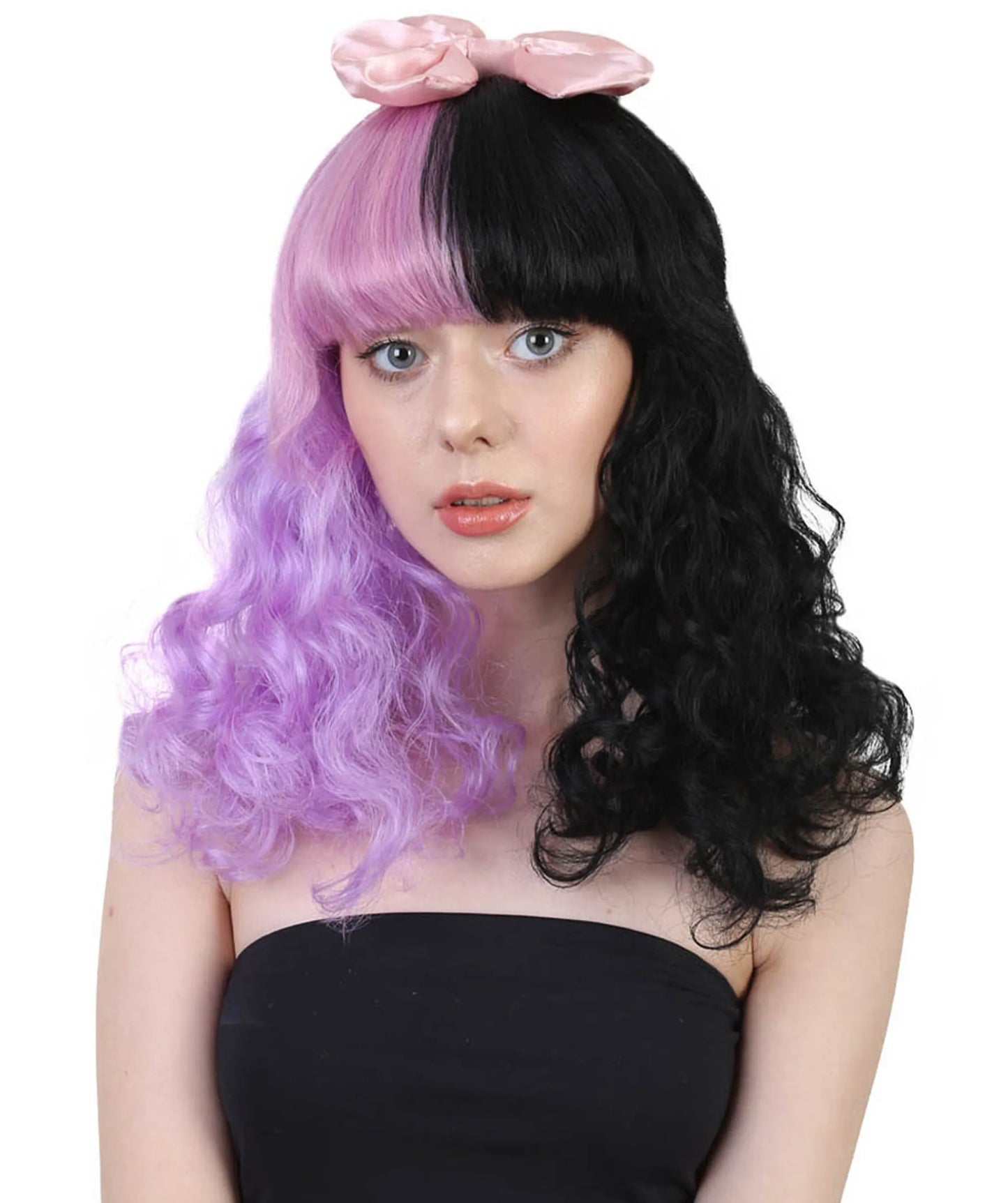 Two Tone Purple Wig