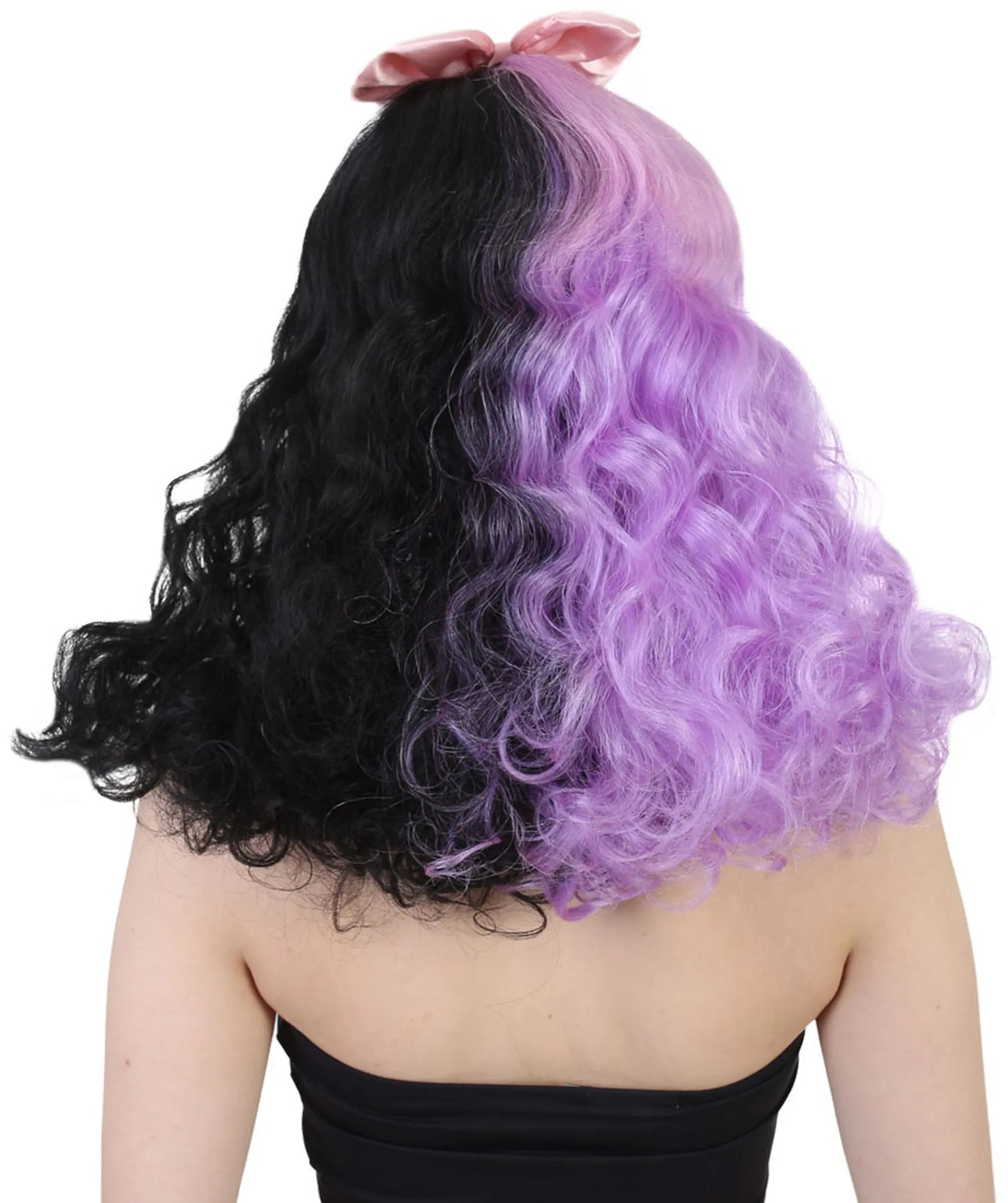 Two Tone Purple Wig