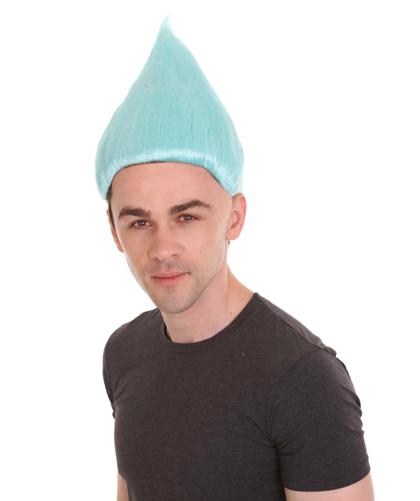 Unisex Light Blue Troll Wig