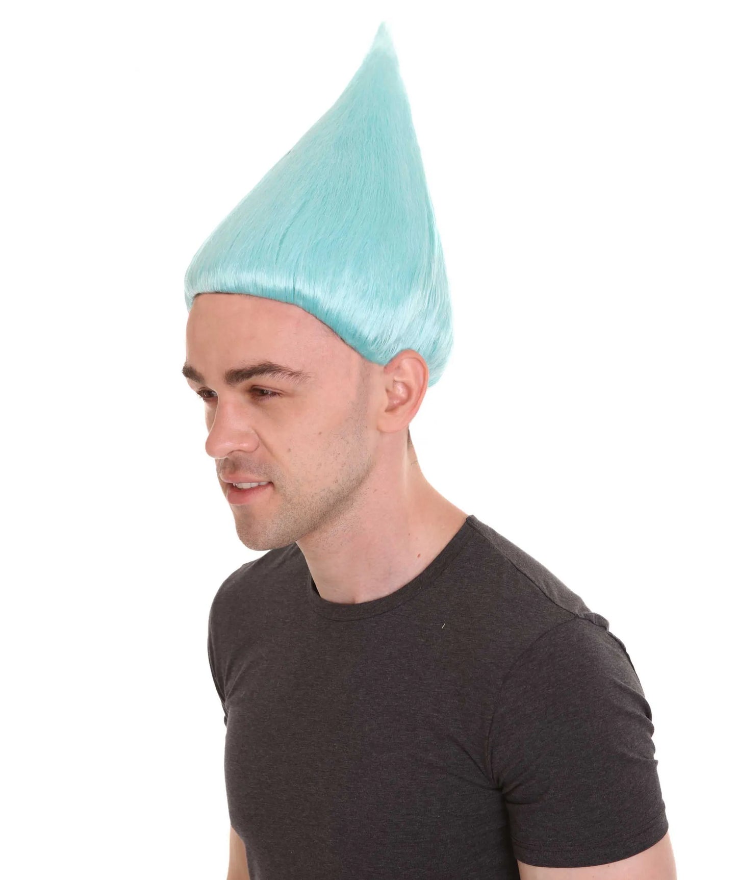 Unisex Light Blue Troll Wig