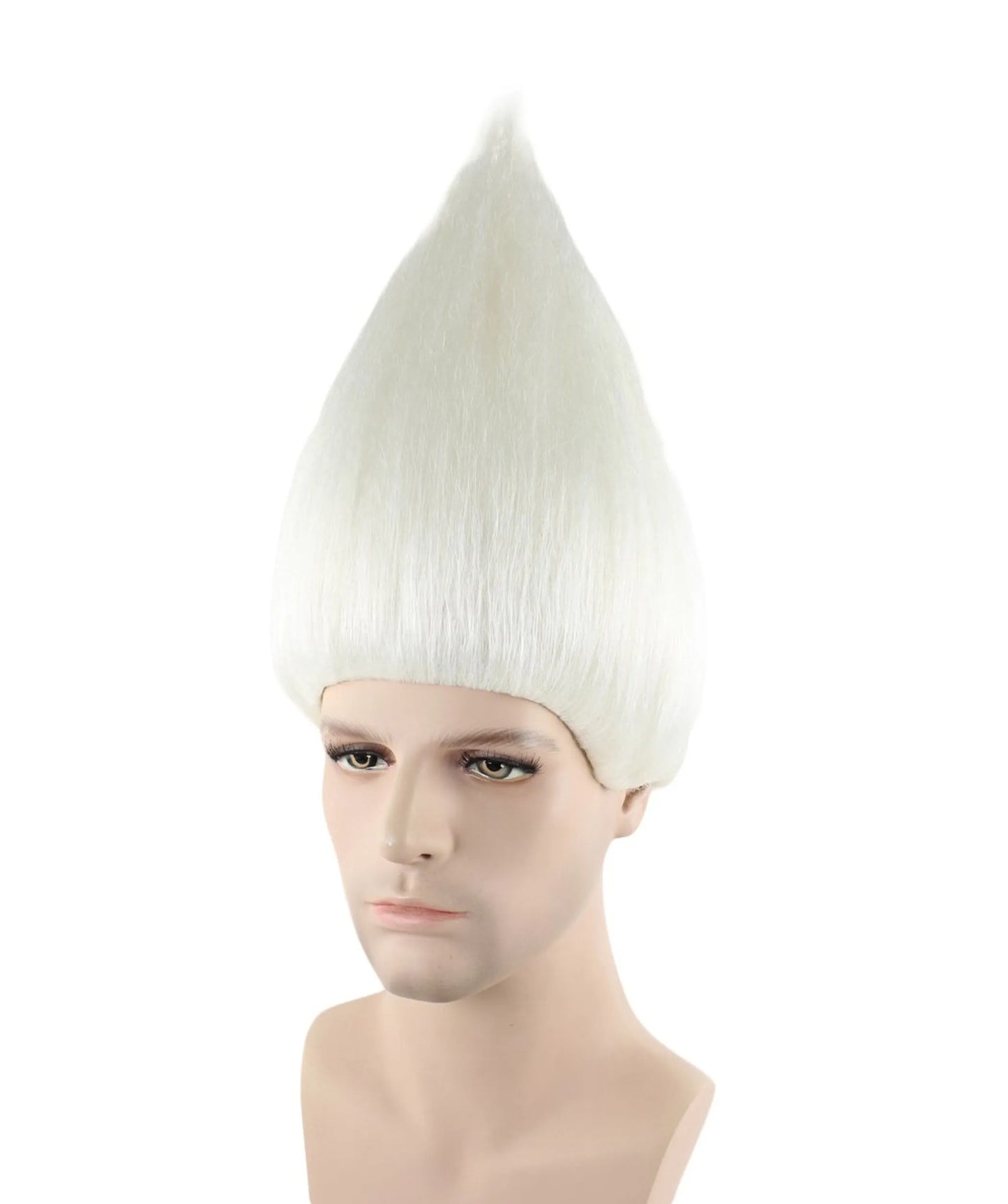 Unisex White Troll Wig