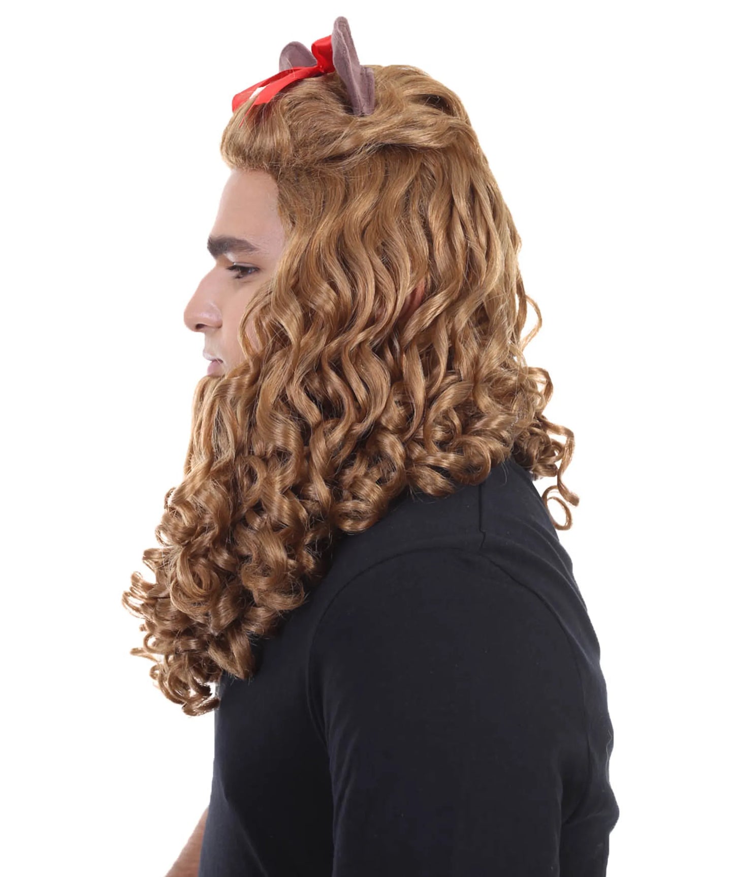 Cowardly Lion Wig & Beard Set