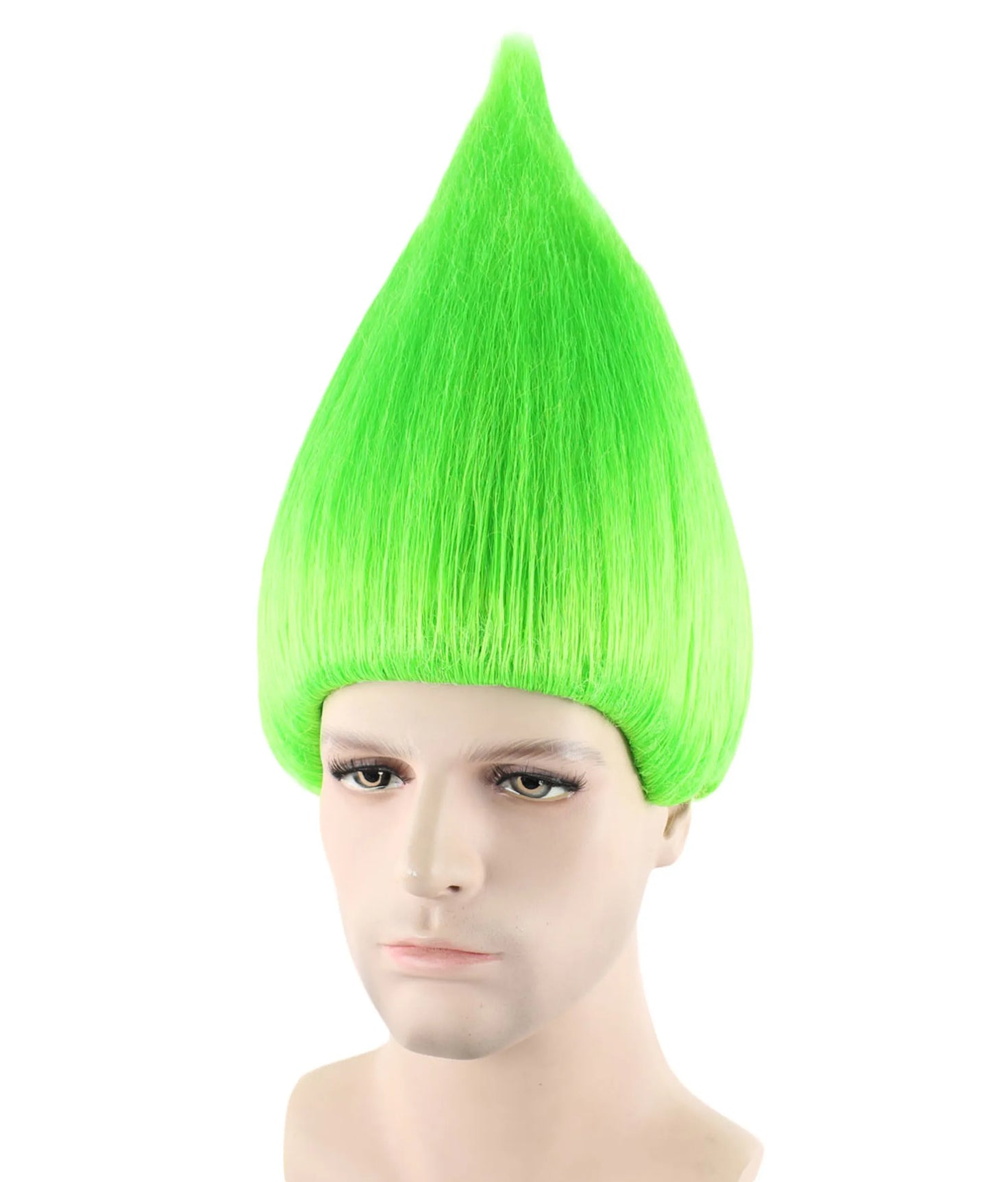 Neon Green Troll Wig