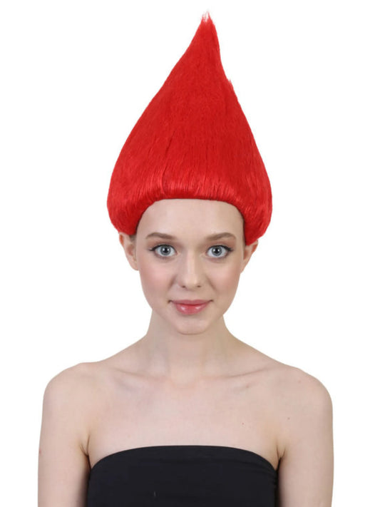 Unisex Red Troll Wig