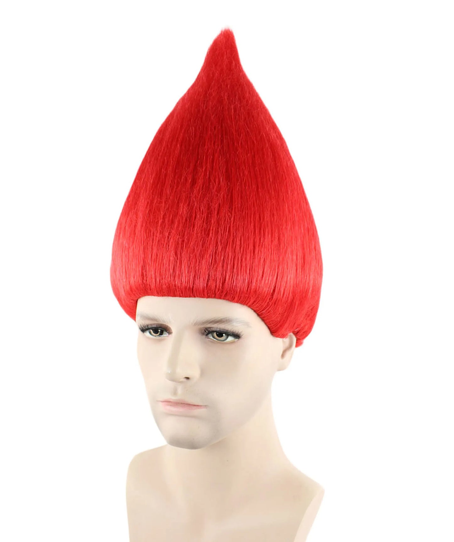 Unisex Red Troll Wig