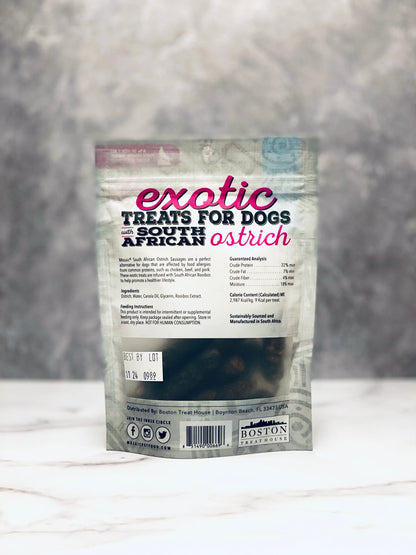 South African Ostrich Sausages with Rooibos