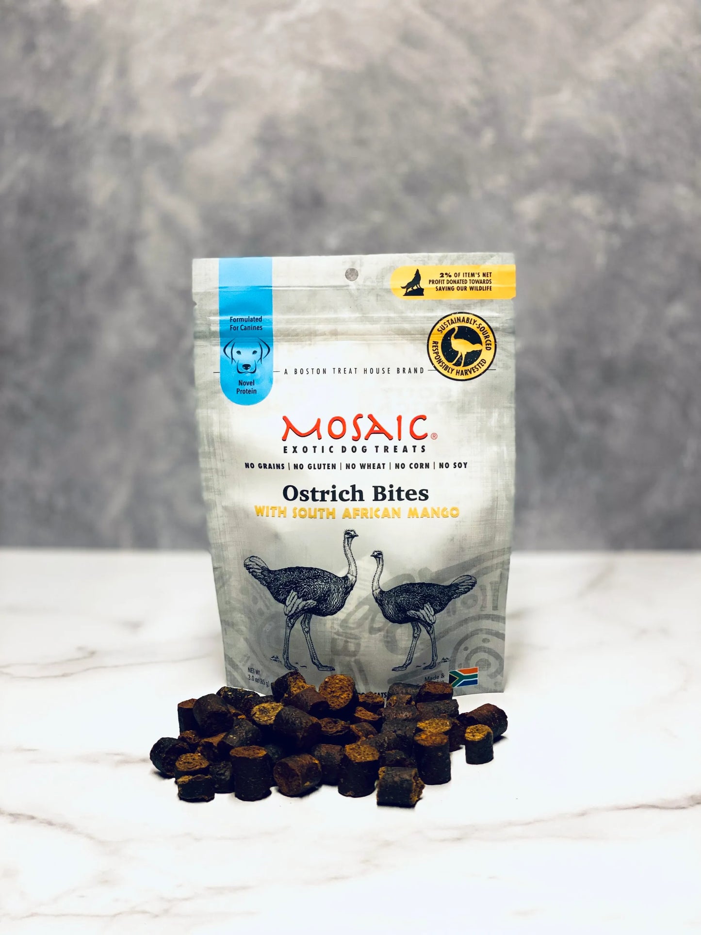 South African Ostrich Bites with Mango