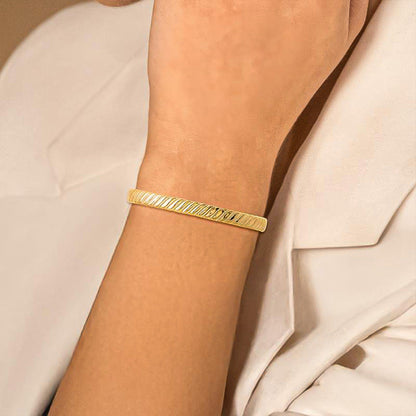 MKF Collection by Mia K. - Aurelia Textured Cuff