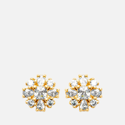 MKF Collection by Mia K. - Callista Mosaic Stud Earrings