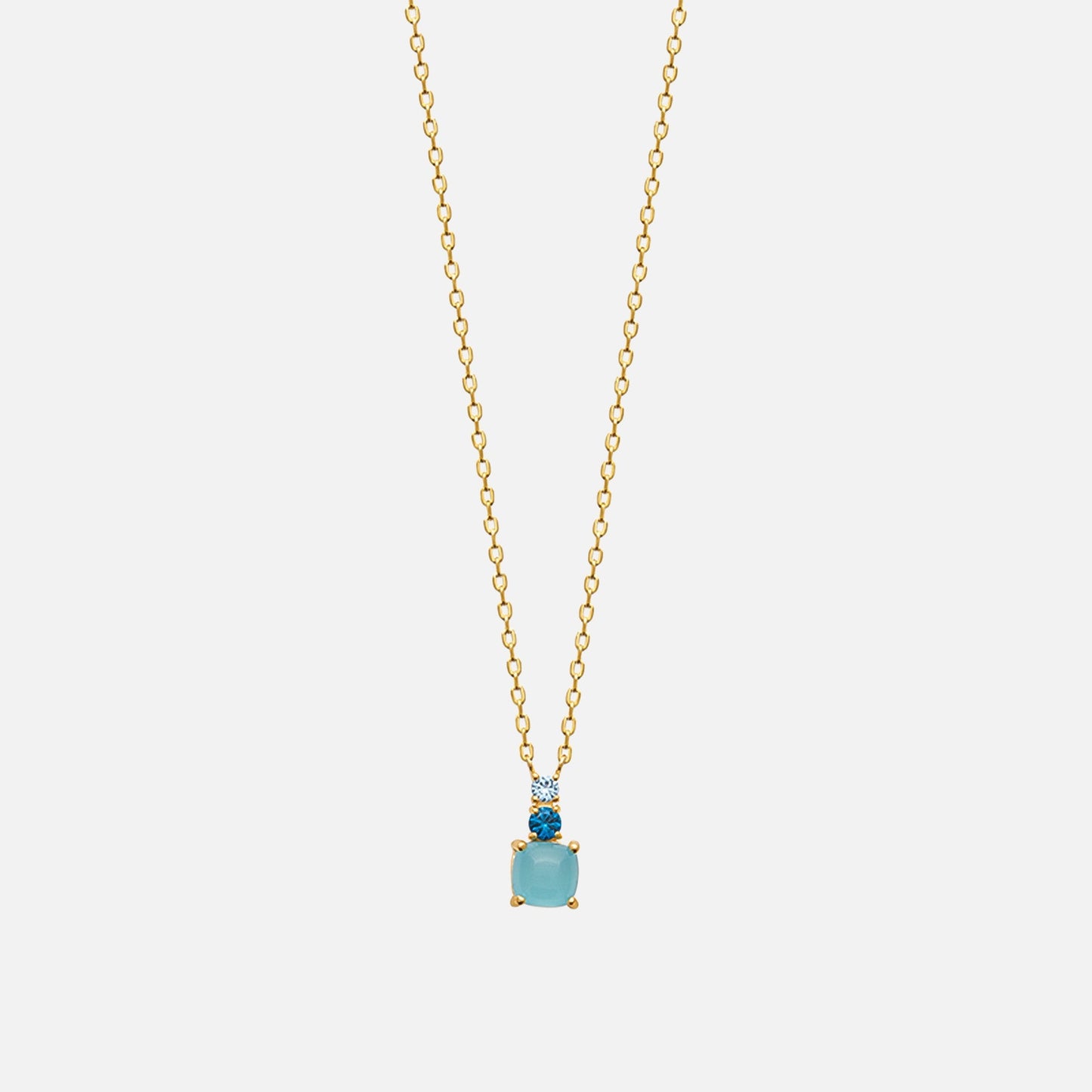 MKF Collection by Mia K. - Azure Drift Pendant