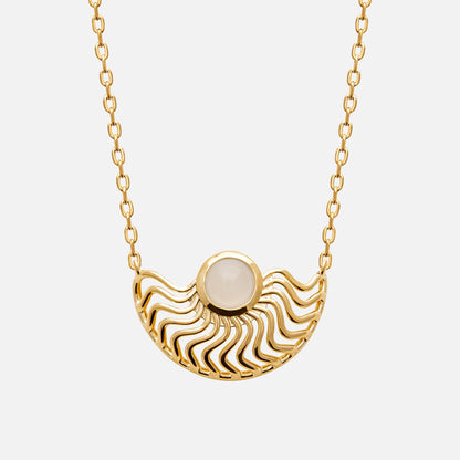 MKF Collection by Mia K. - Sunlit Ripples Medallion
