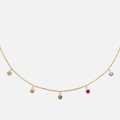 MKF Collection by Mia K. - Juno Pastel Bloom Choker
