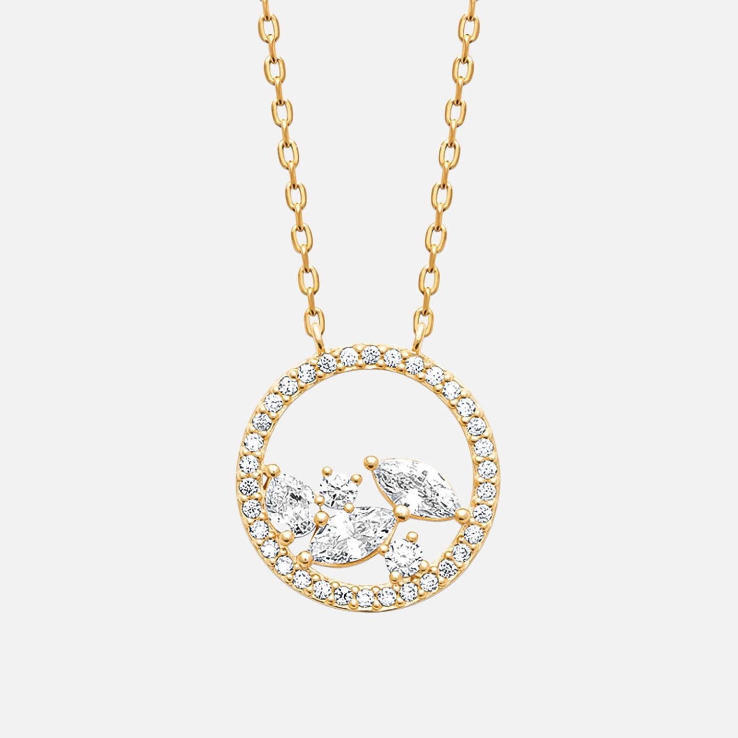 MKF Collection by Mia K. - Astraea Medallion Necklace