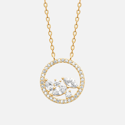 MKF Collection by Mia K. - Astraea Medallion Necklace