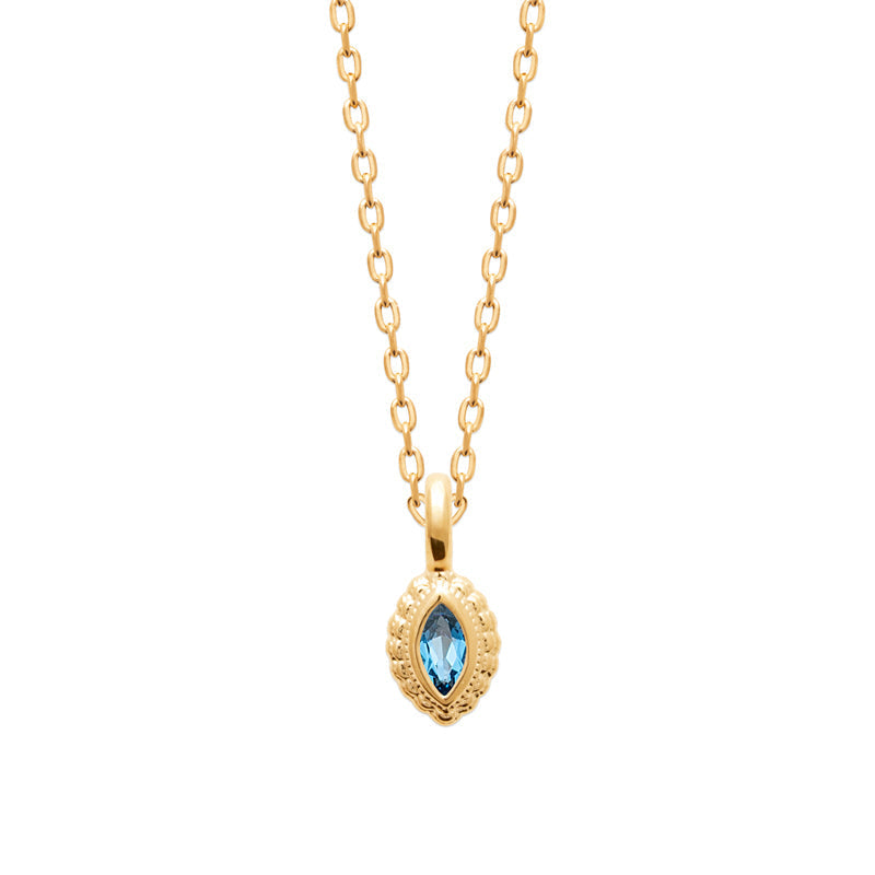 MKF Collection by Mia K. - Solstice Marquise Pendant