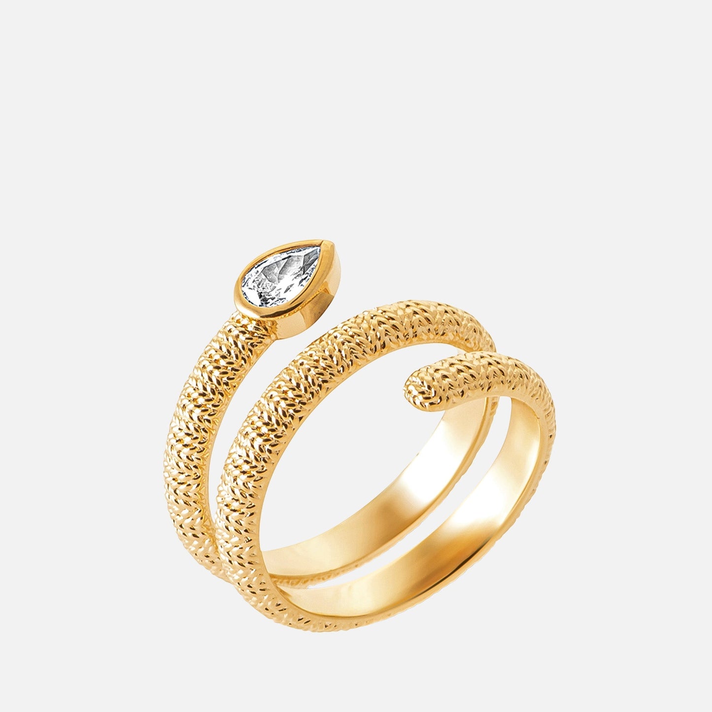 MKF Collection by Mia K. - Virelle Coil Ring