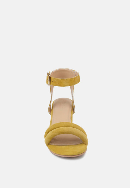 Amelia Minimalist Block Heel Sandal