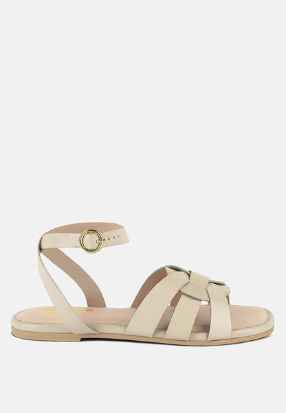 Ashton Flat Ankle Strap Sandals