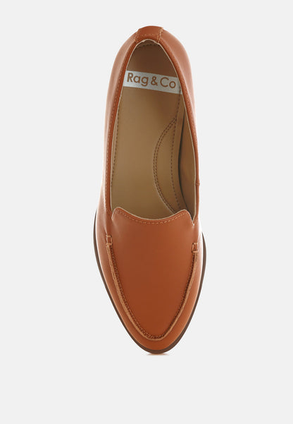 Anna Suede Leather Loafers