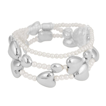 Annie Puffy Hearts Bracelet Set Of 3