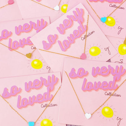 So Very Loved Heart Necklace – Waterproof Gold Chain