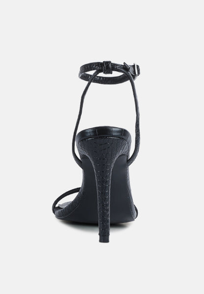 Blondes Croc High Heeled Sandal