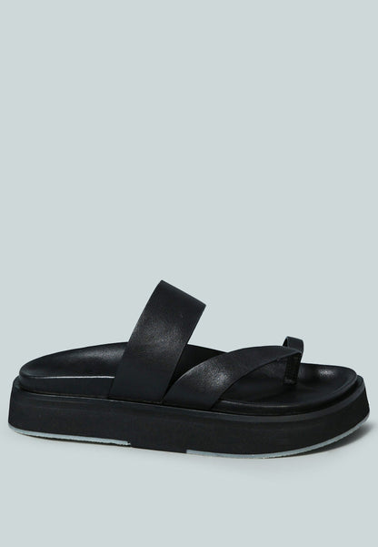 Bullock Slip-On Leather Sandal