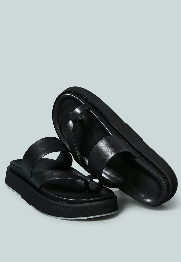 Bullock Slip-On Leather Sandal