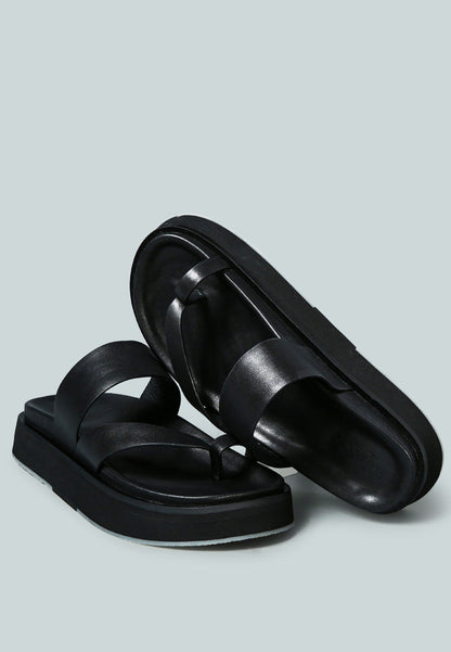 Bullock Slip-On Leather Sandal