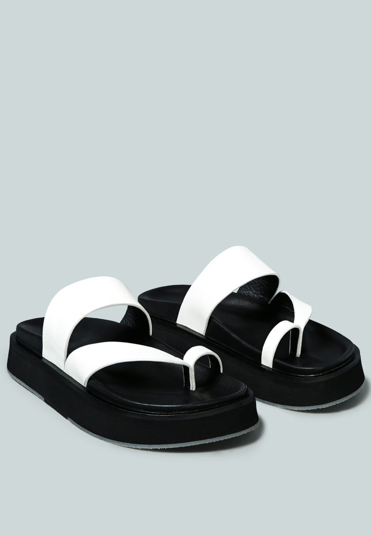 Bullock Slip-On Leather Sandal