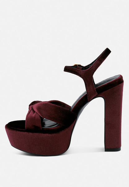 Liddel Platform Heel Sandals